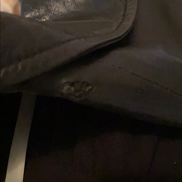 Joie black leather jacket - Picture 7 of 8